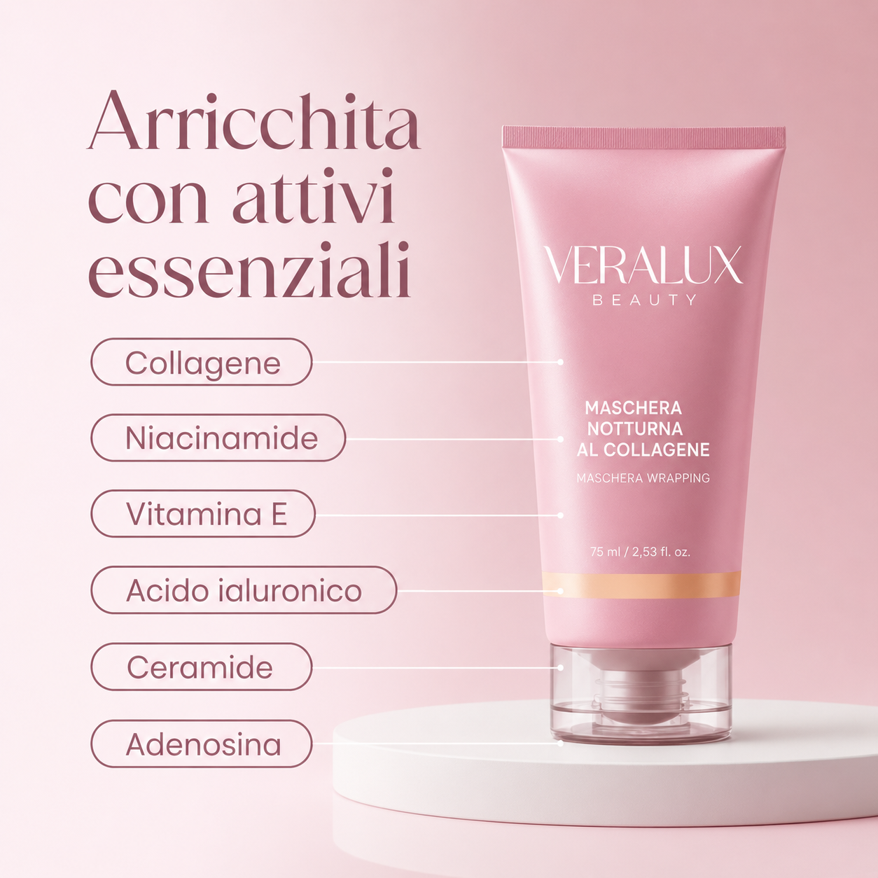 Veralux Maschera Notte al Collagene
